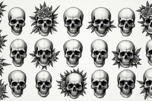 Schädel Tattoo Motive für deine Inspiration