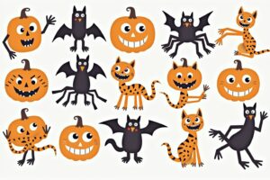 13 Halloween Vorlagen zum Ausdrucken
