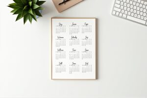 14 Kalender Vorlagen zum Ausdrucken