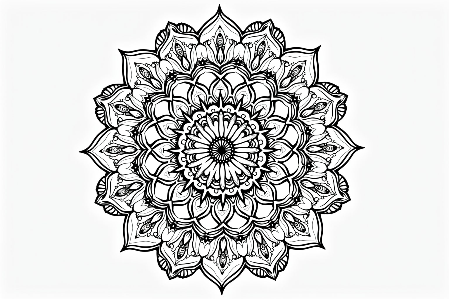 Schöne Mandala Ausmalen Vorlagen
